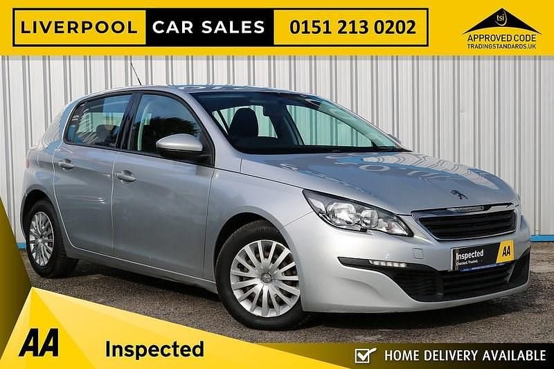 Used Peugeot 308 Access 100 HP (73 kW) 2015 Silver Hatchback