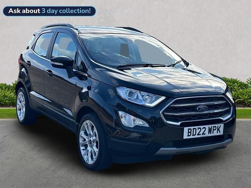Black Used 2022 Ford Ecosport Titanium SUV | £10,050 (Good price) - Image 1/4