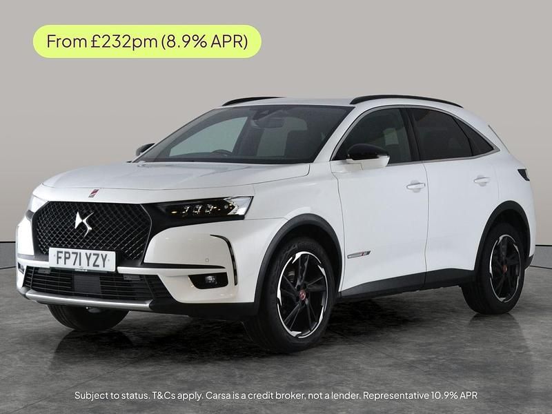 White Used 2021 DS Automobiles DS7 Crossback Performance Line Plus SUV | £15,333 (Fair price) - Image 1/2