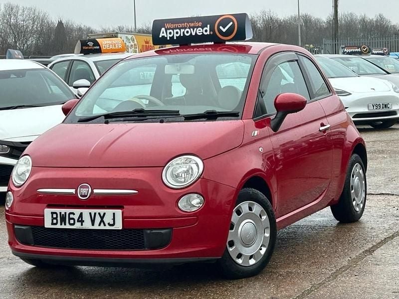 Used Fiat 500 Lounge 69 HP (50 kW) 2014 Red Hatchback