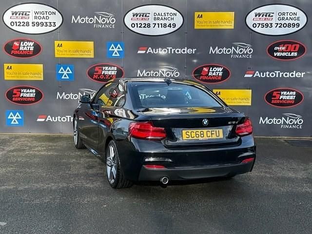 Used BMW 218 M Sport 150 HP (110 kW) 2019 Black Coupe