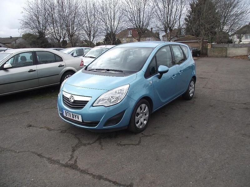 Used Vauxhall Meriva S 129 HP (94 kW) 2011 Blue MPV