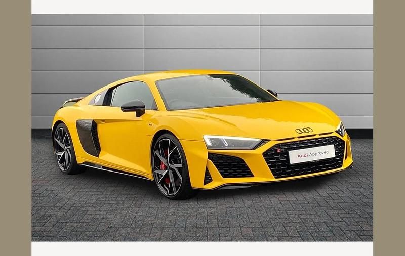 Vegas yellow Used 2024 Audi R8 Coupé Performance Coupe | £116,895 (Good price) - Image 1/4