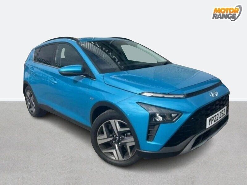 Turquoise Used 2022 Hyundai Bayon Premium SUV | £14,895 (Fair price) - Image 1/1