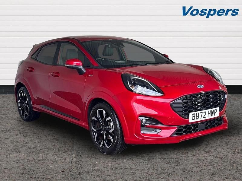Red Used 2022 Ford Puma ST-Line X SUV | £17,700 (Fair price) - Image 1/3