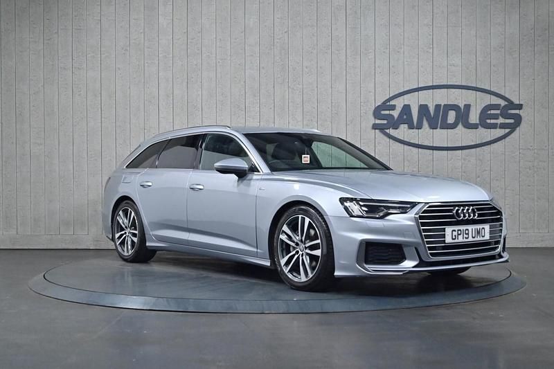 Silver Used 2019 Audi A6 S-Line Estate | £18,299 (Fair price) - Image 1/4