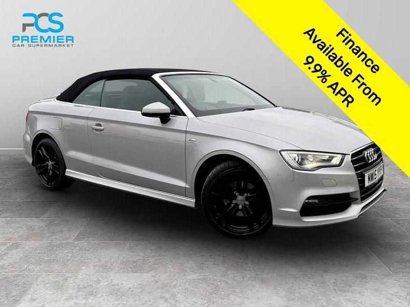 Grey Used 2015 Audi A3 Cabriolet S-Line Cabriolet | £9,695 (Good price) - Image 1/3