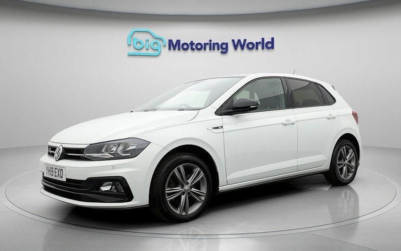 Used VW Polo R-line 116 HP (85 kW) 2019 White Hatchback