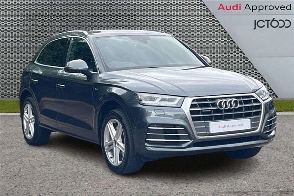Grey Used 2018 Audi Q5 S-Line SUV | £21,138 (Fair price) - Image 1/4