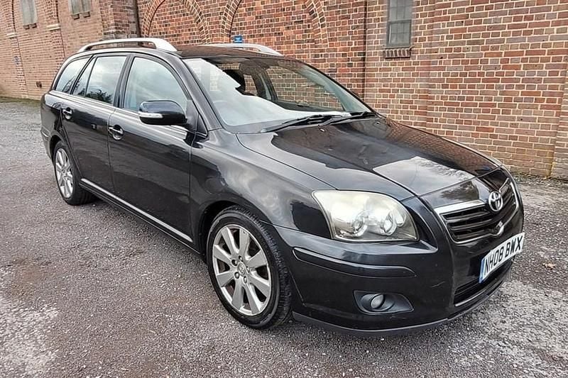 Black Used 2008 Toyota Avensis Estate | £895 (Good price) - Image 1/1