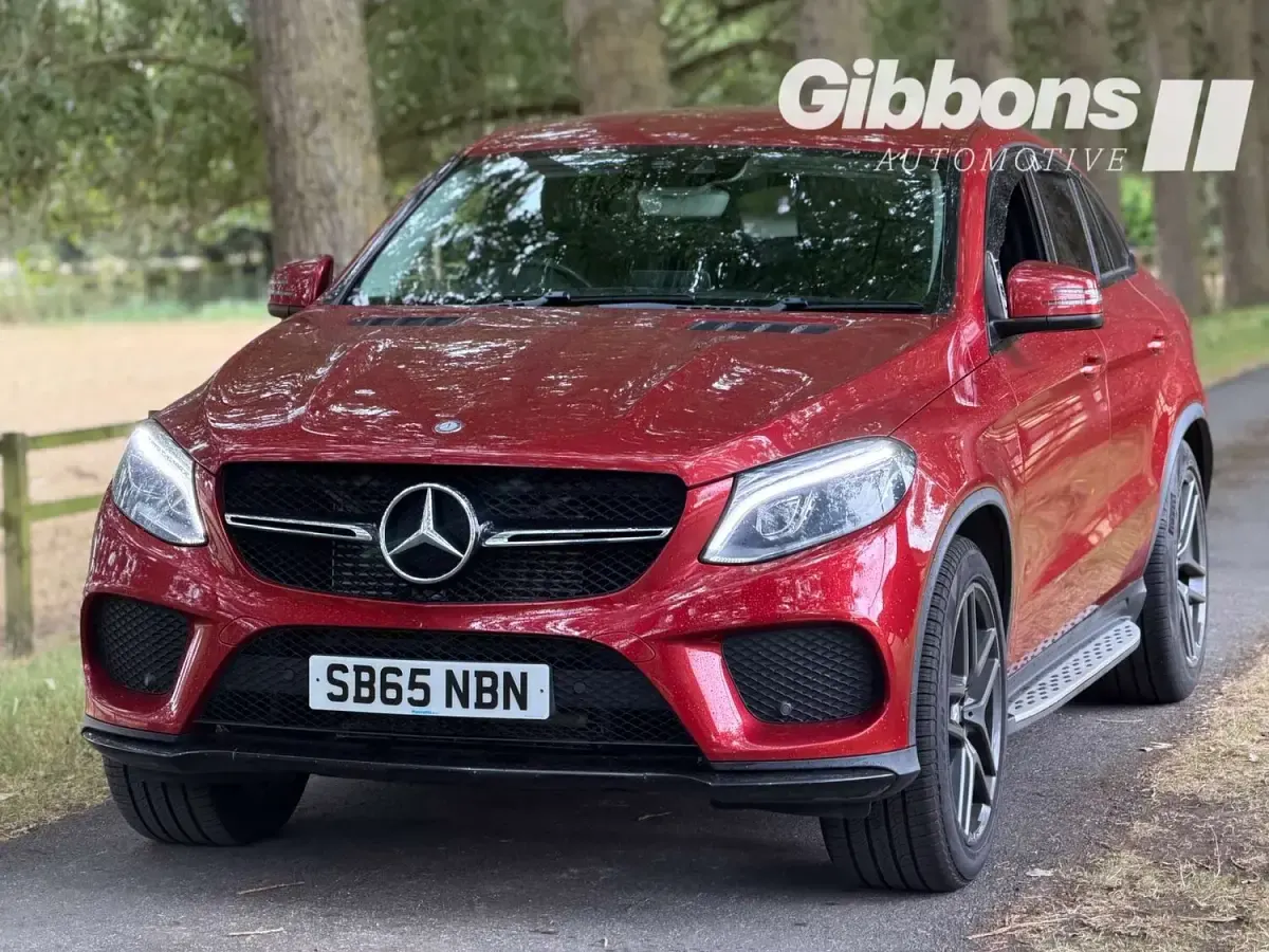 Used Mercedes GLE350 AMG line 258 HP (189 kW) 2015 Red SUV