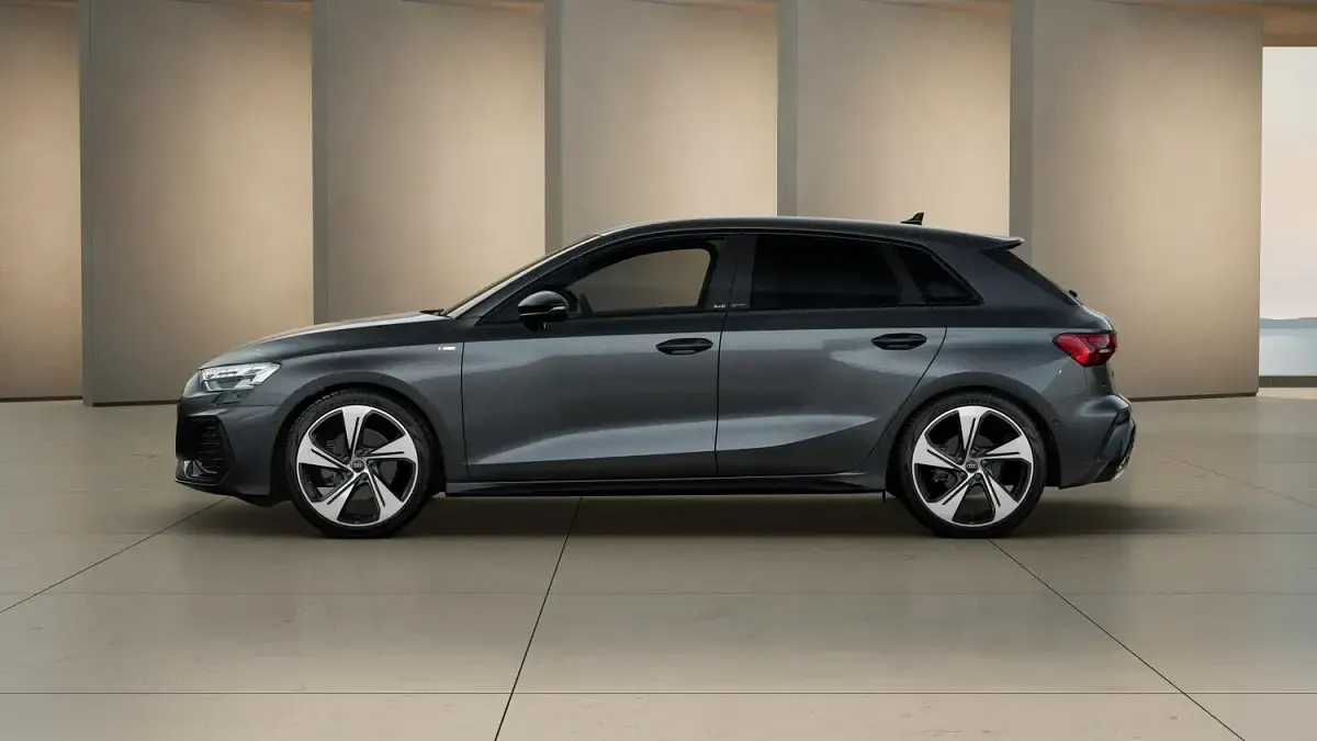 New Audi A3 Sportback Black Edition 2026 Grey Hatchback