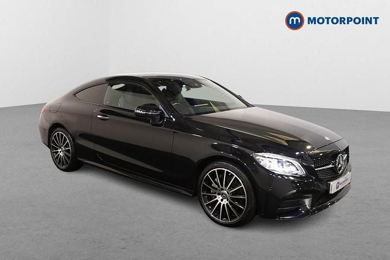 Black Used 2023 Mercedes C300 AMG line Coupe | £35,799 (Fair price) - Image 1/4