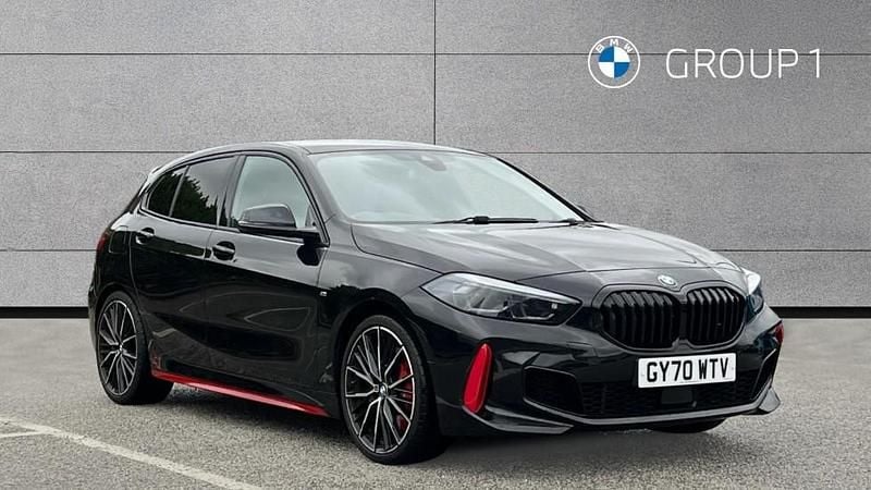 Black Used 2021 BMW 128 M Sport Hatchback | £23,995 (Fair price) - Image 1/4