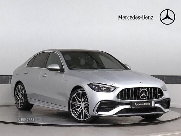 Silver Used 2023 Mercedes C43 AMG Premium Plus Sedan | £47,995 (Fair price) - Image 1/4