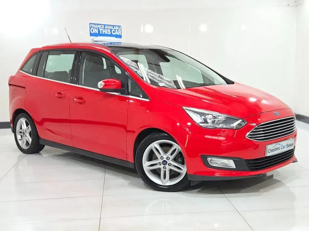 Begagnad Ford Grand C-Max Titanium X 125 HK (91 kW) 2015 Röd Minibuss