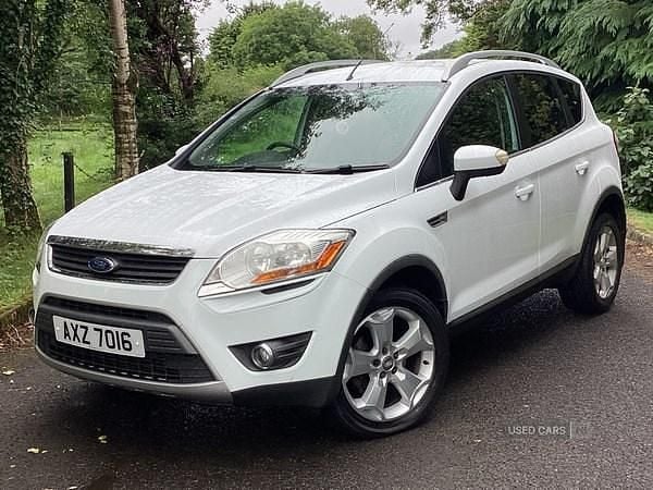 White Used 2010 Ford Kuga Zetec SUV | £2,995 (Expensive) - Image 1/4