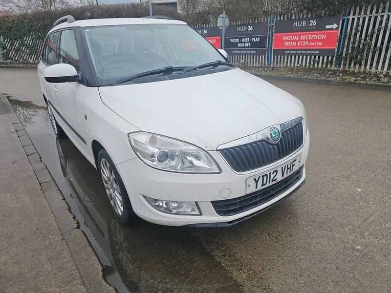 Used Skoda Fabia Elegance 2012 White Estate