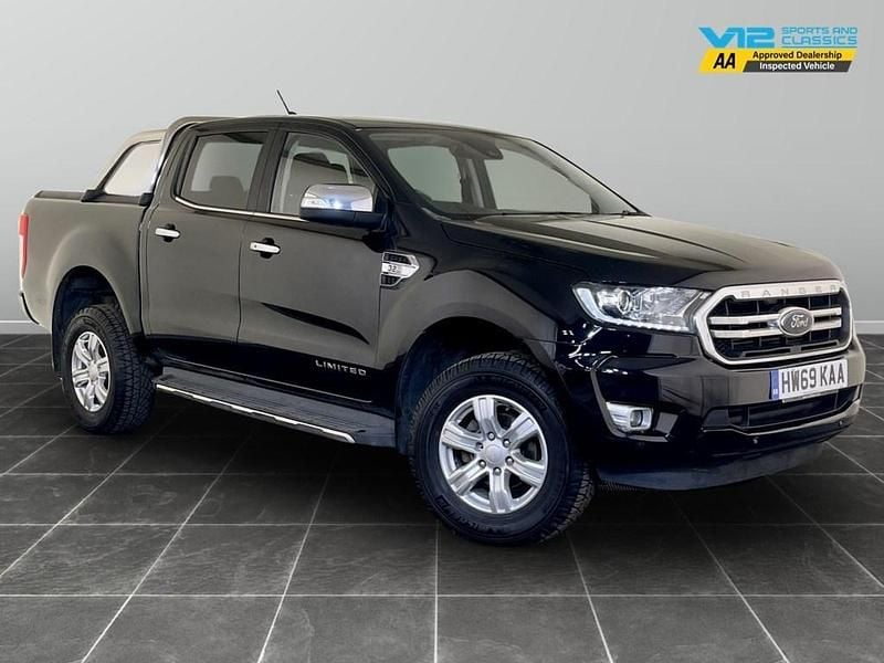 Black Used 2020 Ford Ranger Limited Pickup | £13,995 (Super price) - Image 1/2