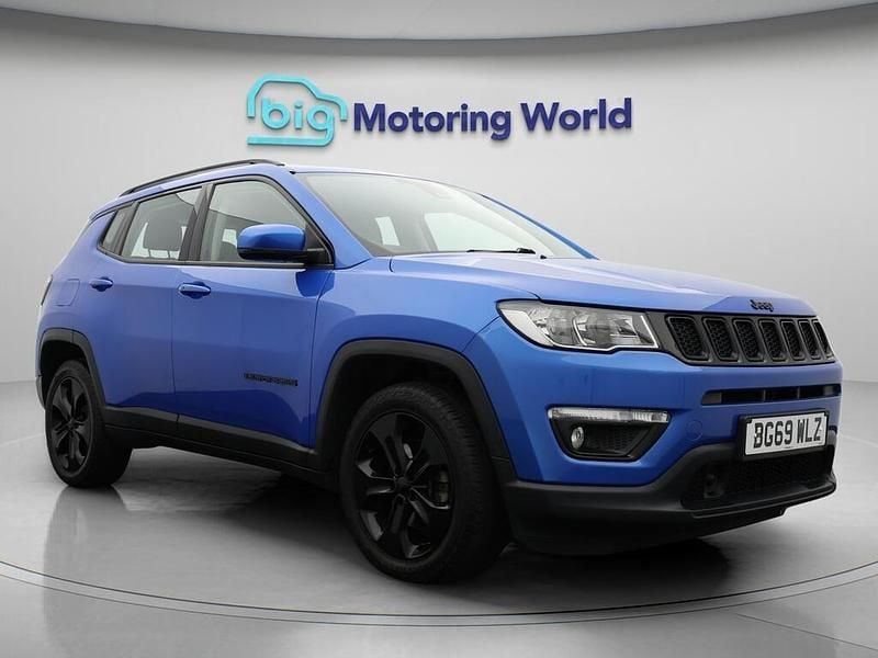 Blue Used 2019 Jeep Compass Night Eagle SUV | £13,250 (Fair price) - Image 1/4