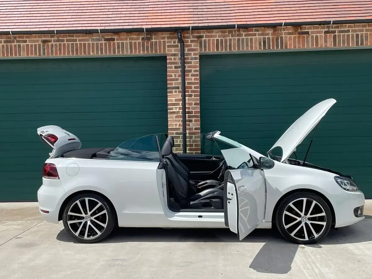 Used VW Golf Cabriolet GT 140 HP (102 kW) 2013 White Cabriolet