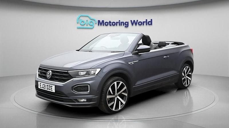 Used VW T-Roc Cabriolet R-line 150 HP (110 kW) 2021 Grey Cabriolet