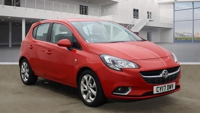 Used Vauxhall Corsa SRi 90 HP (66 kW) 2017 Red Hatchback