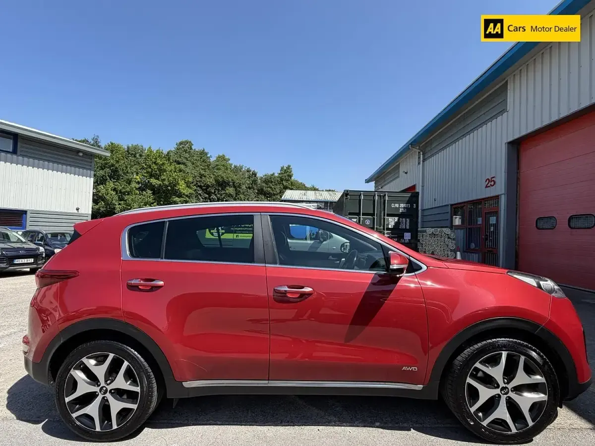 Used Kia Sportage GT-Line 134 HP (98 kW) 2017 Red SUV