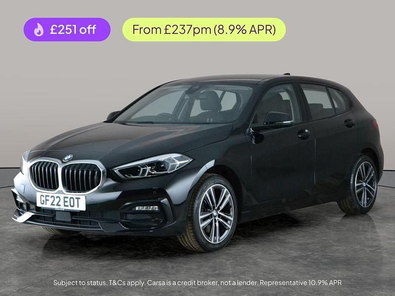 Used BMW 118 Sport Line 136 HP (100 kW) 2022 Black Hatchback