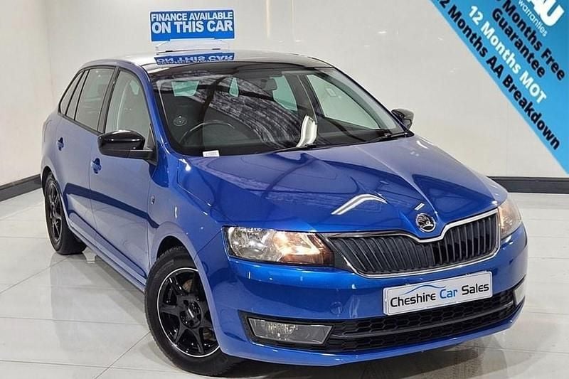Used Skoda Rapid Sport 105 HP (77 kW) 2015 Blue Hatchback