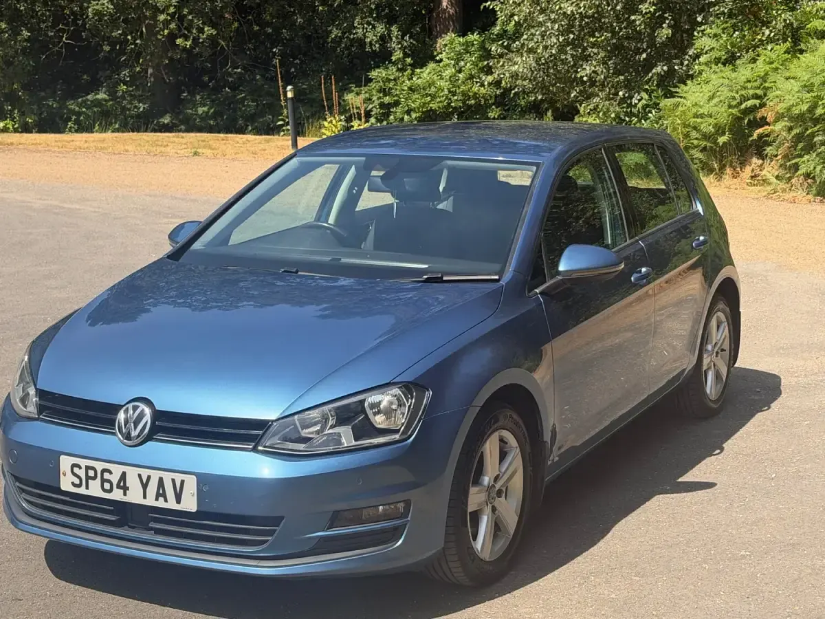Used VW Golf VII Match 2014 Blue Hatchback