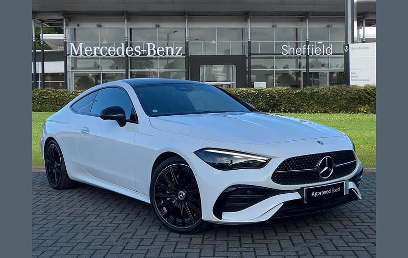 White Used 2025 Mercedes CLE300 Edition Coupe | £53,939 (A bit pricey) - Image 1/4