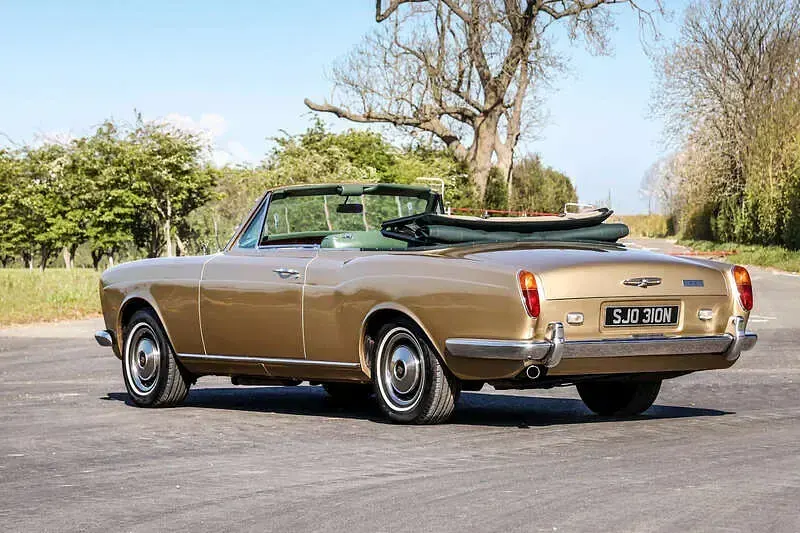 Used Rolls Royce Corniche 1974 Gold/green Cabriolet