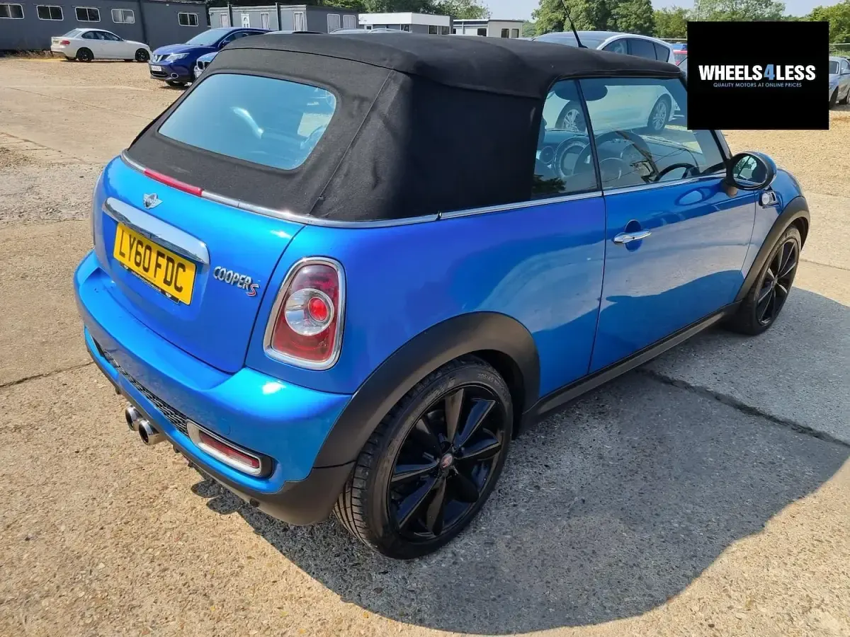 Used Mini Cooper S Cabriolet 181 HP (133 kW) 2010 Blue Cabriolet