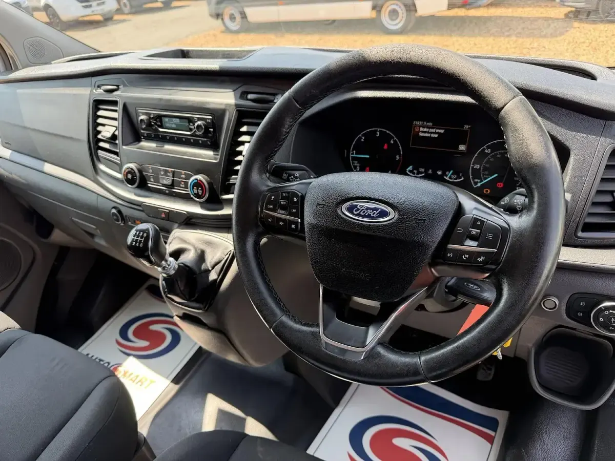 Used Ford Transit Custom 130 HP (95 kW) 2019 White Van