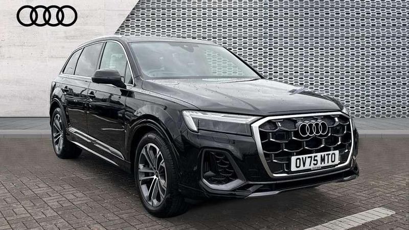 Black New 2025 Audi Q7 S-Line SUV | £56,897 (Good price) - Image 1/4