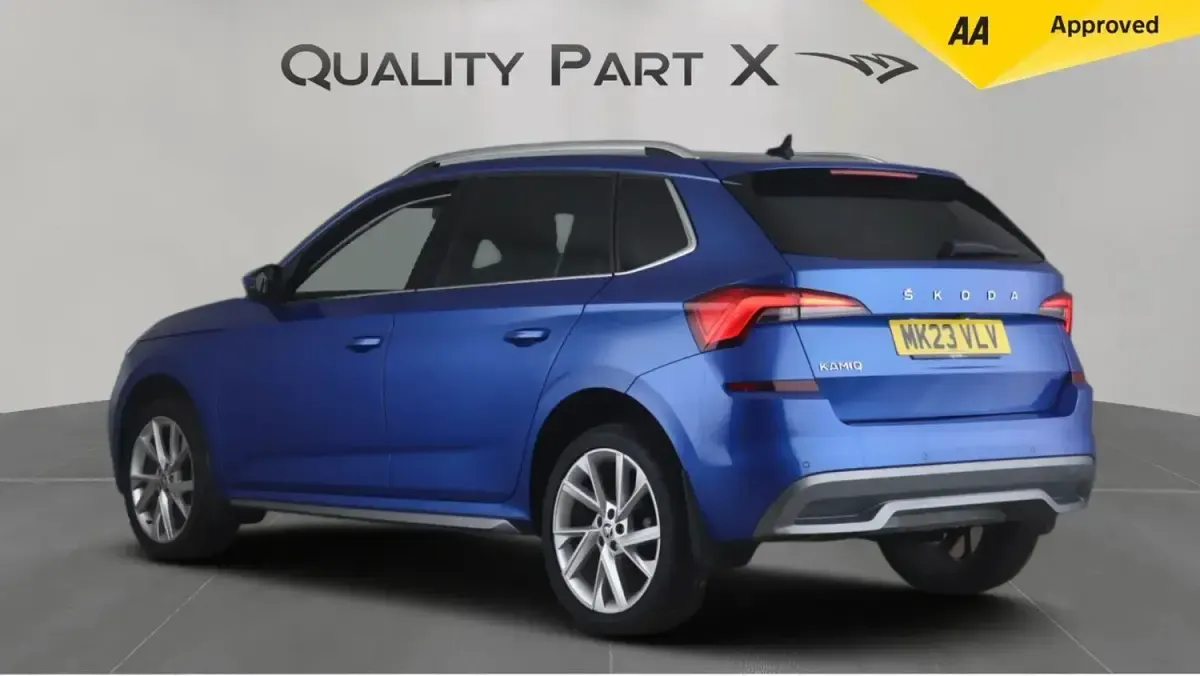 Used Skoda Kamiq SE L Executive 115 HP (84 kW) 2023 Blue SUV
