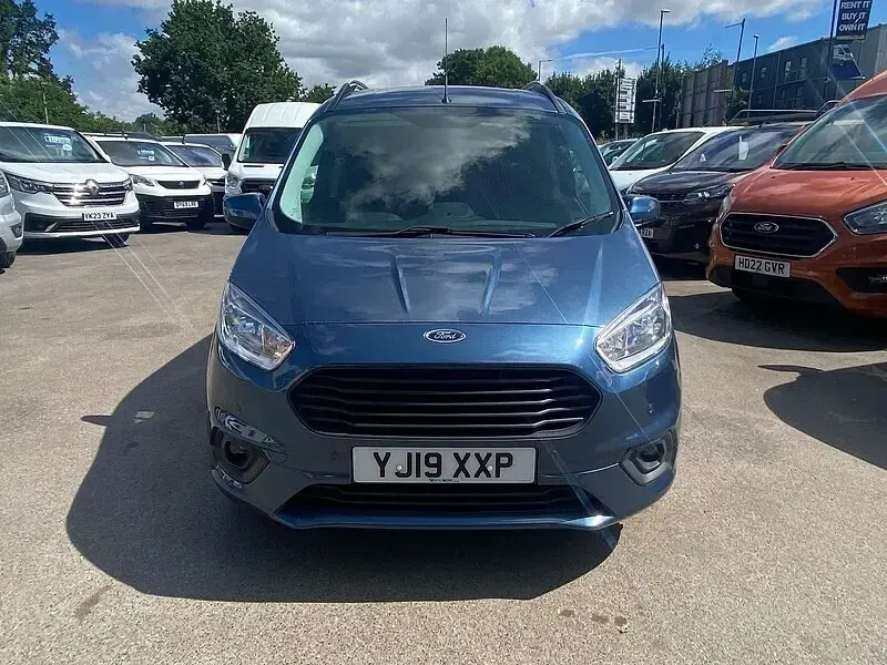 Used Ford Transit Limited 100 HP (73 kW) 2019 Blue Van