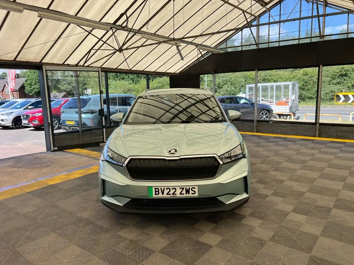 Used Skoda Enyaq iV ecoSuite 131 kW (179 HP) 2022 Silver SUV