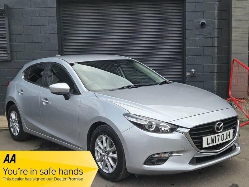 Silver Used 2017 Mazda 3 Hatchback | £8,790 (Fair price) - Image 1/4