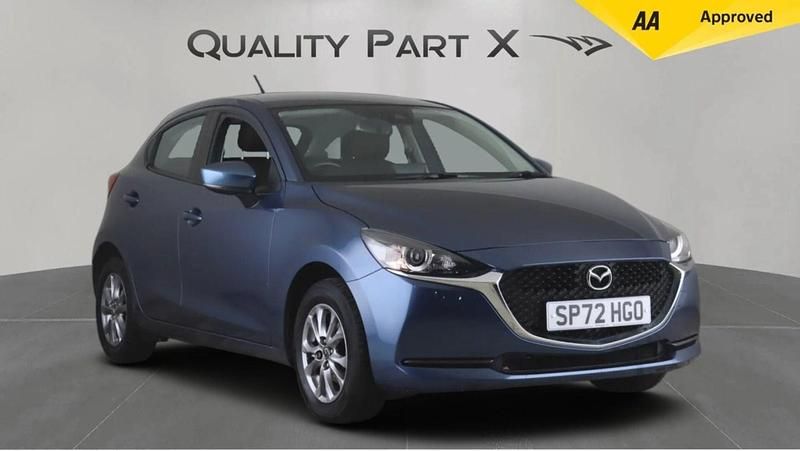 Begagnad Mazda 2 2022 Blå Halvkombi