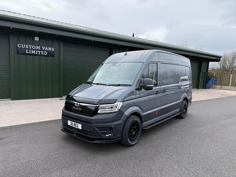 New MAN TGE 2026 Grey Van