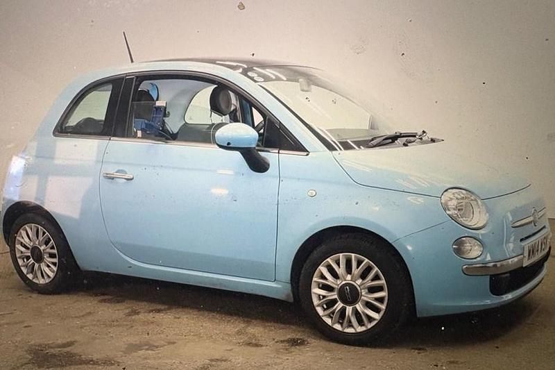 Blue Used 2014 Fiat 500 Lounge Hatchback | £3,995 (Fair price) - Image 1/1
