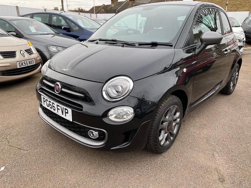 Used Fiat 500 S 69 HP (50 kW) 2016 Black Hatchback