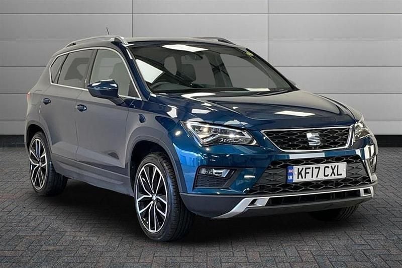 Energy blue Used 2017 Seat Ateca 4Drive SUV | £12,795 (Fair price) - Image 1/4