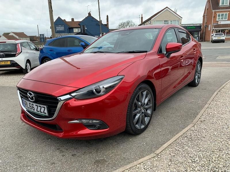 Begagnad Mazda 3 Inclusive 165 HK (121 kW) 2016 Röd Sedan