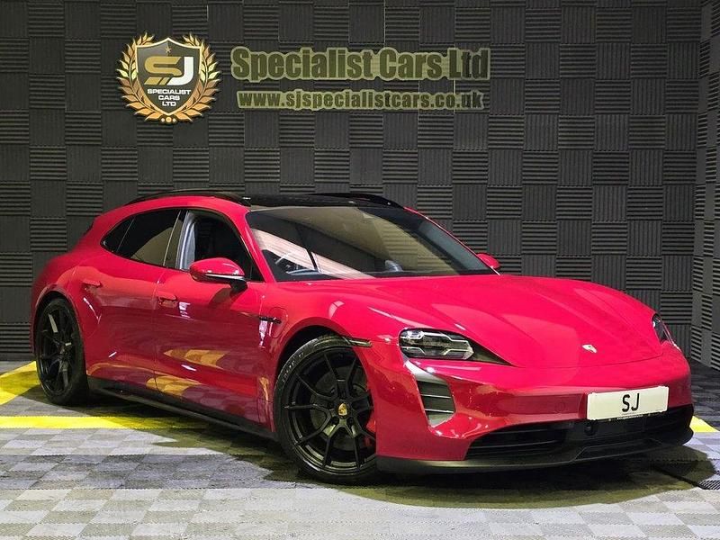 Used Porsche Taycan Performance Package 439 kW (598 HP) 2023 Red Estate