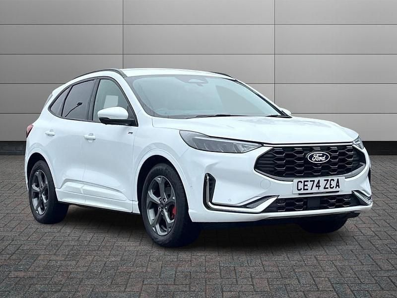 White New 2024 Ford Kuga ST-Line SUV | £28,995 - Image 1/4