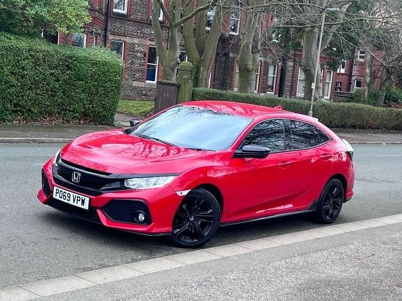 Used Honda Civic Sport 126 HP (92 kW) 2019 Red Hatchback