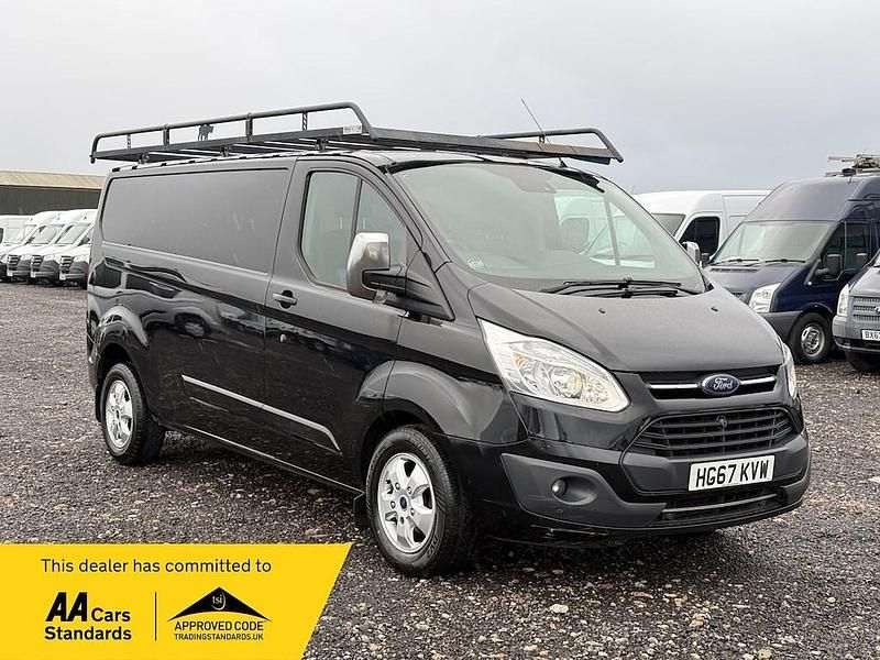 Black Used 2017 Ford Transit Custom Limited Van | £9,275 (Good price) - Image 1/3